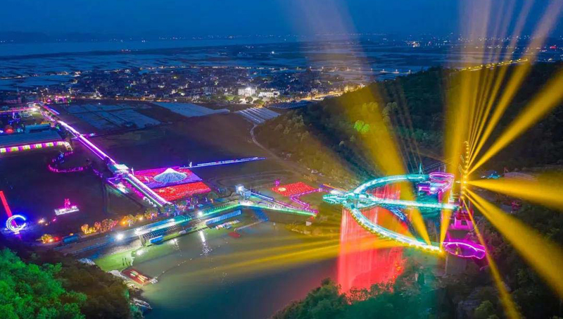 壮观！宁波海之湾“东海之心”天空环