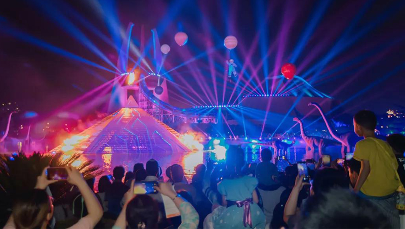 常州恐龙园《D秀》梦幻上演